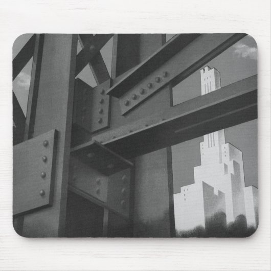 staalconstructie Skyscraper Architecture Muismat (Voorkant)