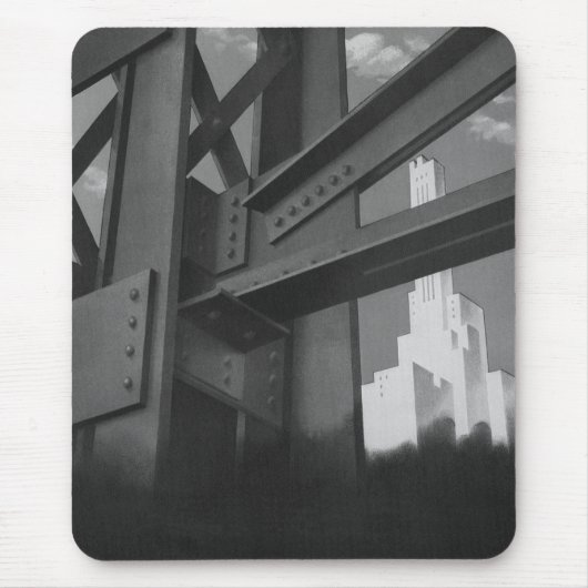 staalconstructie Skyscraper Architecture Muismat (Voorkant)