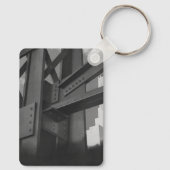  staalconstructie Skyscraper Architecture Sleutelhanger (Achterkant)