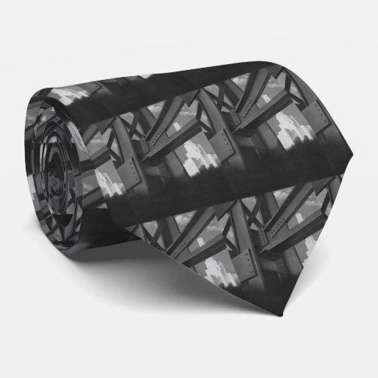 staalconstructie Skyscraper Architecture Stropdas (Opgerold)