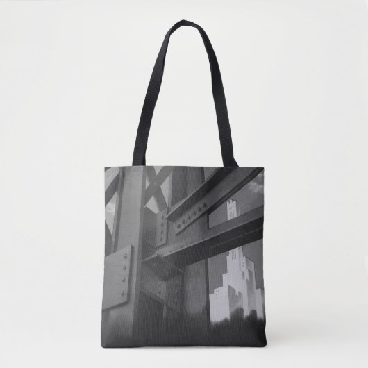  staalconstructie Skyscraper Architecture Tote Bag (Voorkant)