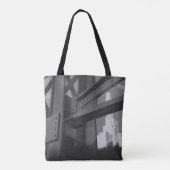 staalconstructie Skyscraper Architecture Tote Bag (Achterkant)