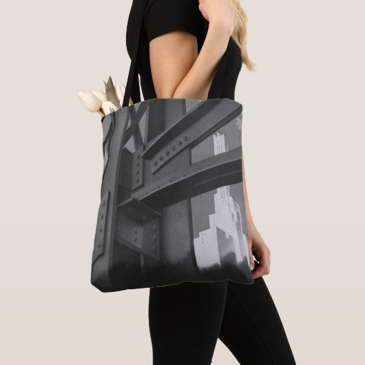 staalconstructie Skyscraper Architecture Tote Bag (Dichtbij)