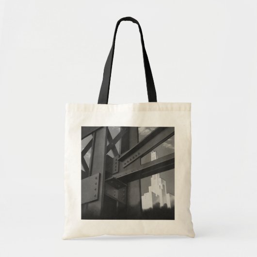 staalconstructie Skyscraper Architecture Tote Bag (Voorkant)