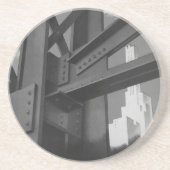 staalconstructie Skyscraper Architecture Zandsteen Onderzetter (Voorkant)