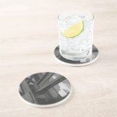 staalconstructie Skyscraper Architecture Zandsteen Onderzetter (Zijkant)