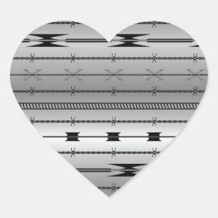 staaldraden hart sticker