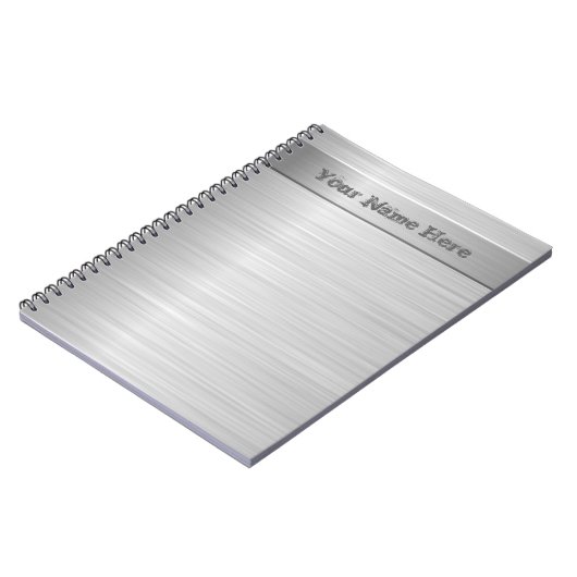 Staaleffect in penselen - Blocnote Notitieboek (Linkerzijde)