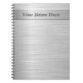 Staaleffect in penselen - Blocnote Notitieboek (Voorkant)