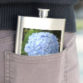 STAALFLASK "BLUE HYDRANGEA" FLACON (Voorbeeld)