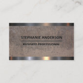 Staalglansmachine | Textielwand Visitekaartje (Voorkant)