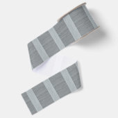 Staalgrijze bamboe Rood Graanblik Grosgrain Lint (Achterkant)