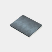 Staalgrijze gotische ombre-achtergrondkunst post-it® notes (Schuin)