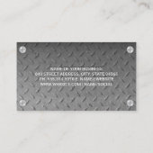 staalpatroon | Metalen schroeven | moersleutels Visitekaartje (Achterkant)