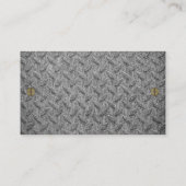 staalpatroon | Metalen schroeven Visitekaartje (Achterkant)