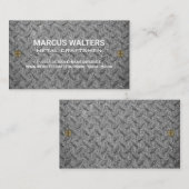 staalpatroon | Metalen schroeven Visitekaartje (Voorkant / Achterkant)