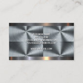 Staalpatroon Visitekaartje (Achterkant)