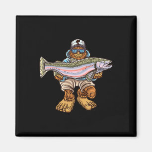 Staalregen Forelvisser Bigfoot Forelrivier Visser  Magneet