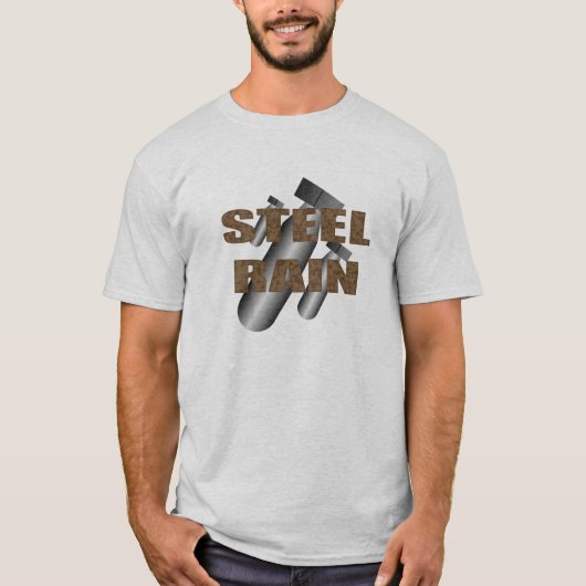 staalregen t-shirt (Voorkant)