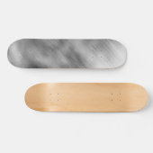 Staalsnelheid in penseelvorm , grijs wit persoonlijk skateboard (Horizontaal)