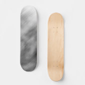 Staalsnelheid in penseelvorm , grijs wit persoonlijk skateboard (Voorkant)
