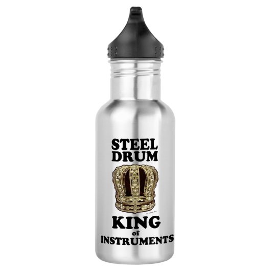 Staaltrommel koning van instrumenten waterfles (Rechts)