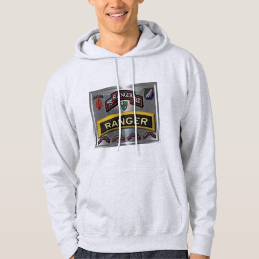 Staaltype omhuld 75e woekerpatroon hoodie (Voorkant)