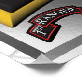 Staaltype omhuld 75e woekerpatroon poster (Hoek)