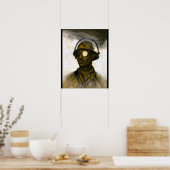 staalwerker poster (Keuken)
