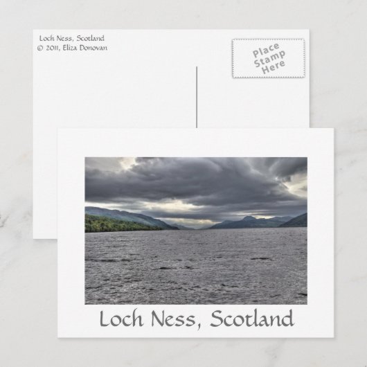 Staalwolken van Loch Ness Briefkaart (Voorkant / Achterkant)
