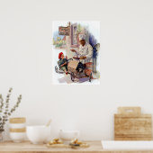 "STAAM VAN HET WAT-POSTER OPKOMEN" POSTER (Keuken)