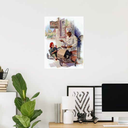 "STAAM VAN HET WAT-POSTER OPKOMEN" POSTER (Thuiskantoor)