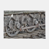 STAAMTREINWIELEN DEURMAT (Voorkant)