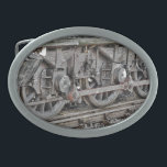 STAAMTREINWIELEN GESP<br><div class="desc">Een kunstontwerp van een stoomtreinwielen.</div>
