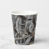 STAAMTREINWIELEN PAPIEREN BEKERS (Voorkant)