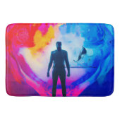 Staan in kleuren badmat (Voorkant)