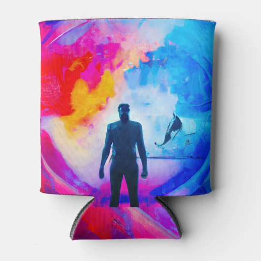 Staan in kleuren blikjeskoeler (Voorkant)