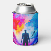 Staan in kleuren blikjeskoeler (Blikje Achterkant)