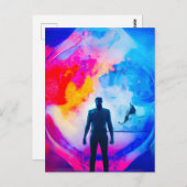 Staan in kleuren briefkaart (Voorkant / Achterkant)