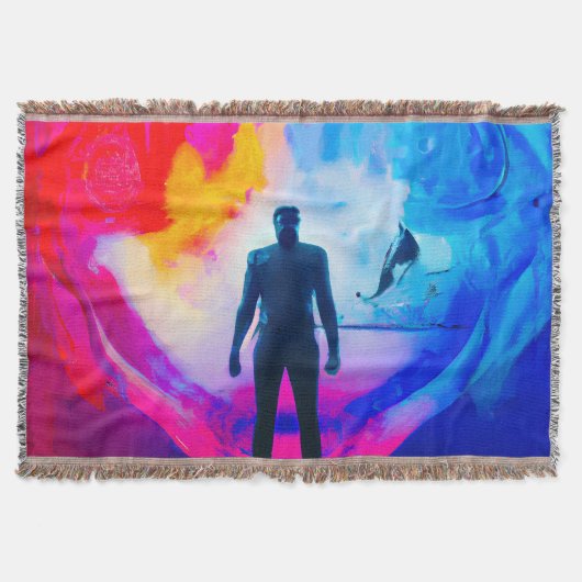 Staan in kleuren deken (Voorkant)