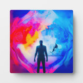 Staan in kleuren fotoplaat (Voorkant)