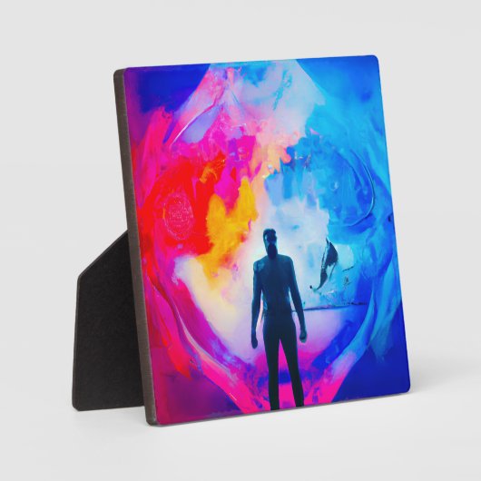 Staan in kleuren fotoplaat (Voorkant)