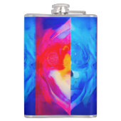 Staan in kleuren heupfles (Achterkant)