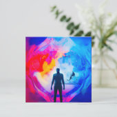 Staan in kleuren kaart (Staand voorkant)