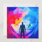 Staan in kleuren kaart (Voorkant)