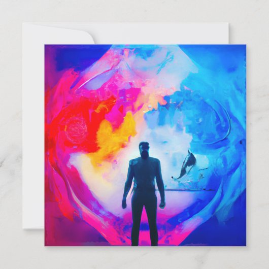 Staan in kleuren kaart (Voorkant)