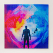 Staan in kleuren legpuzzel (Verticaal)