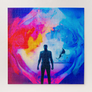 Staan in kleuren legpuzzel