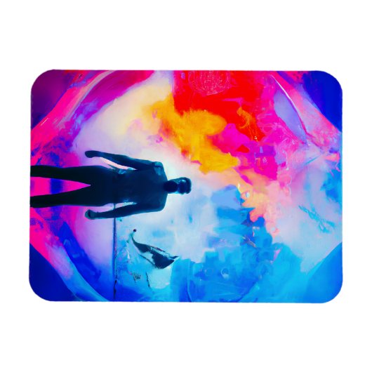 Staan in kleuren magneet (Horizontaal)