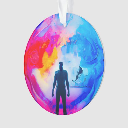 Staan in kleuren ornament (voorkant)